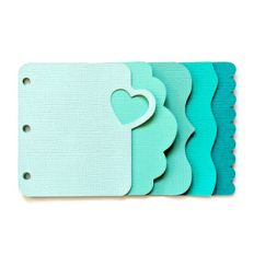 mini album tabbed edges