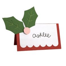 holly place card