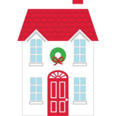 red house - christmas town