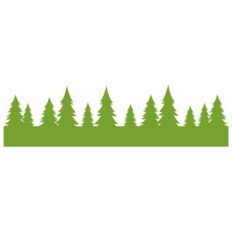 border - christmas trees