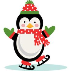 ice skating penguin