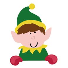 boy elf peek a boo