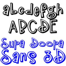 pn supa doopa sans 3d