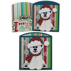 polar bear money/gift card envelope
