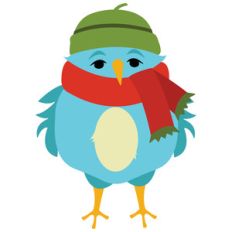 winter friends paper doll: bird