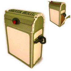 santa mail 3d box