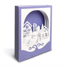 christmas shadow box card