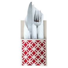 lattice flatware holder