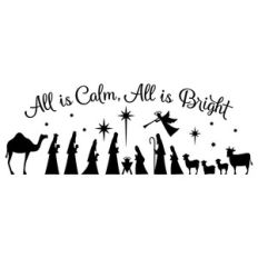 all is calm all is bright nativity