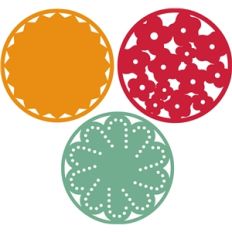 3 decorative circles