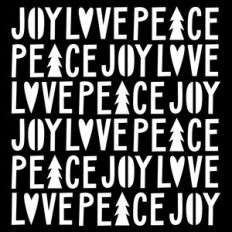 joy love peace stencil