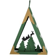 santa's flight tree ornament