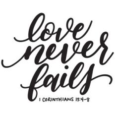 love never fails