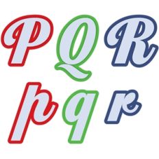 p q r