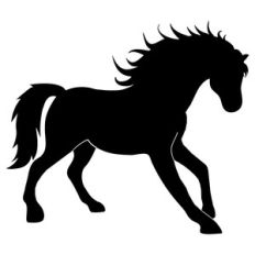 horse silhouette