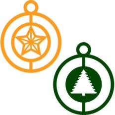 christmas ornaments tag