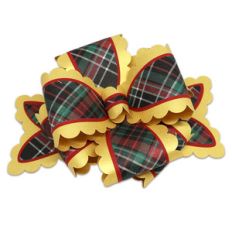 scallop layered package bow
