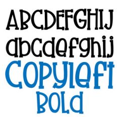 pn copyleft bold