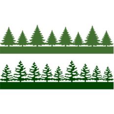 christmas tree borders
