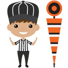 referee and football chains