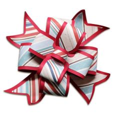 wide layered gift bow