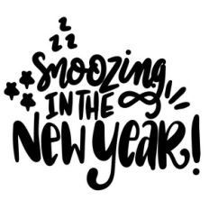 snoozing in the new year