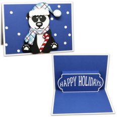 panda pop-up card