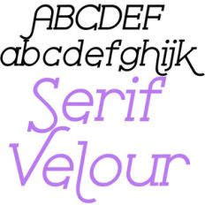 zp serif velour