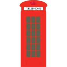 traditional london telephone box