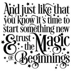 magic of beginnings quote