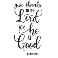 thanks lord is good