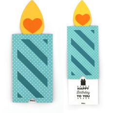 candle birthday card