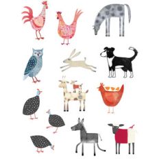 farm animal stickers
