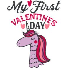 my first valentines day unicorn