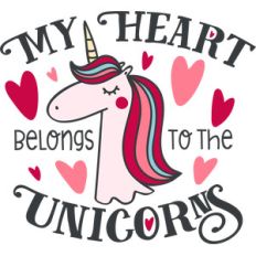 my heart belongs to the unicorns