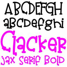 pn clacker jax serif bold
