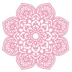 mandala doily