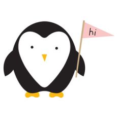 heart penguin
