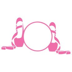 ballet shoes monogram circular frame