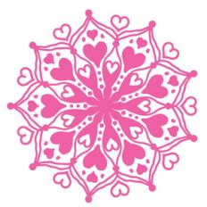 hearts mandala
