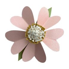 heart petal flower 3d
