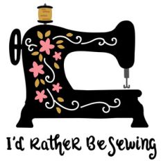 sewing machine - i'd rather be sewing
