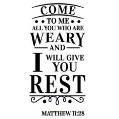 come who are weary