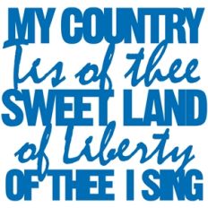 my country tis of thee