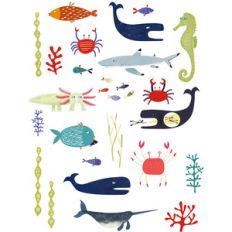 aquatic creatures animal stickers