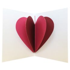 3d heart card
