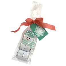 snowman mini candy bar wraps
