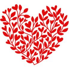 botanical hearts heart