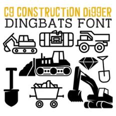 cg construction diggers dingbats