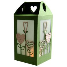 heart garden lantern